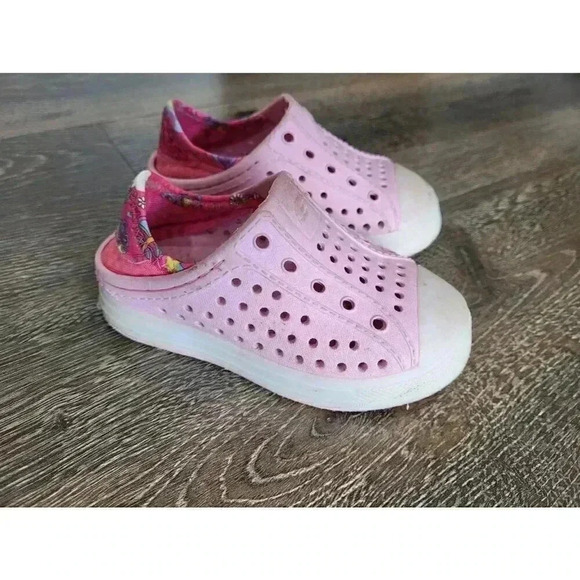 Skechers light up slip on native like shoes size‎ 7 #2 - Picture 3 of 4